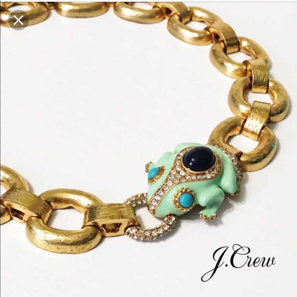 J. Crew Collection Frog Necklace